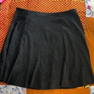 Black suede skirt worn once